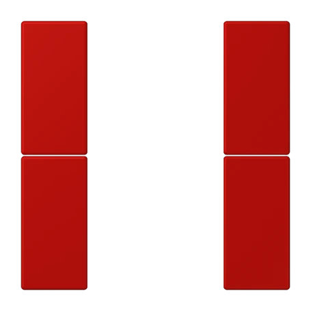 Tasterset 2-voudig, F50, rouge vermillon 31 (32090)
