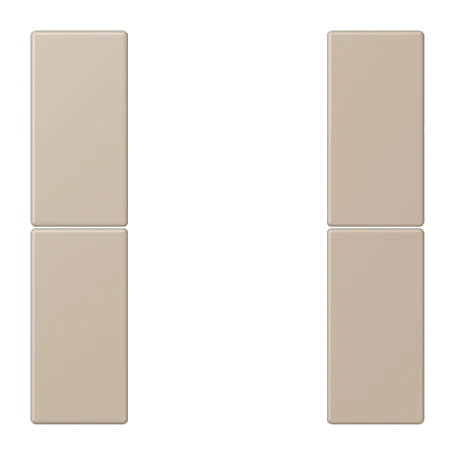 Tasterset 2-voudig, F50, ombre naturelle claire (32142)