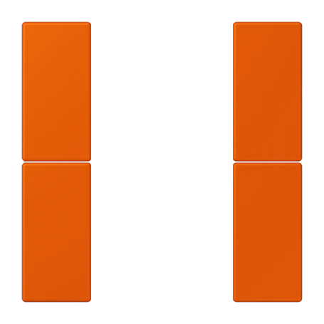 Tasterset 2-voudig, F50, orange vif (4320S)