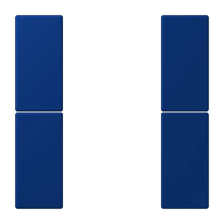 Tasterset 2-voudig, F50, bleu outremer foncé (4320T)