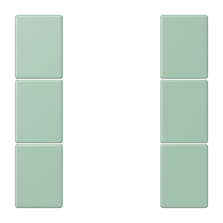 Tasterset 3-voudig, F50, vert anglais clair (32041)
