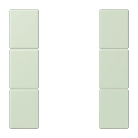 Tasterset 3-voudig, F50, vert anglais pâle (32042)