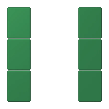 Tasterset 3-voudig, F50, vert foncé (32050)