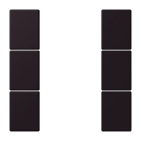 Tasterset 3-voudig, F50, noir d'ivoire (4320E)