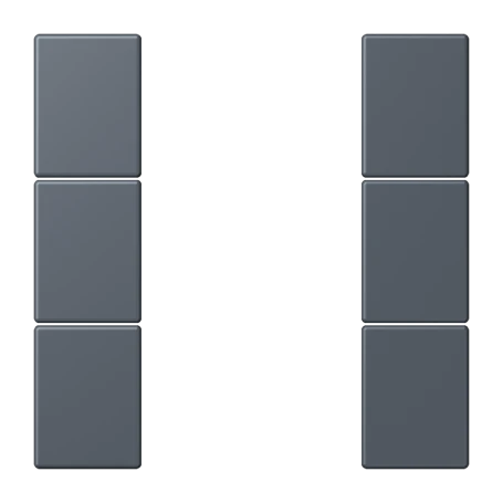 Tasterset 3-voudig, F50, gris foncé 59 (4320U)