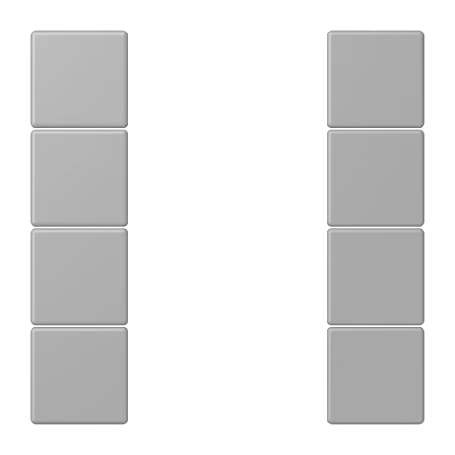 Tasterset 4-voudig, F50, gris moyen (32012)