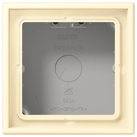 Surface cap 1-gang, blanc (32001)