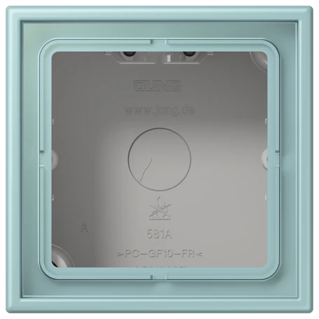 Surface cap 1-gang, céruléen clair (32033)