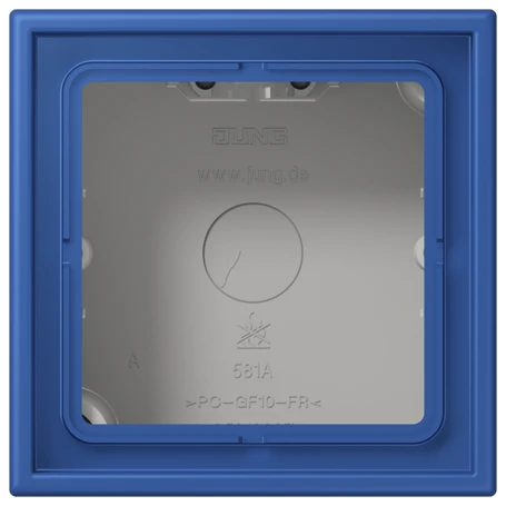 Surface cap 1-gang, bleu outremer 59 (4320K)