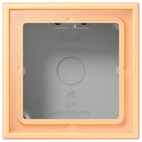 Surface cap 1-gang, terre sienne claire 59 (4320P)