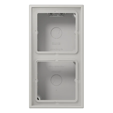 Surface cap 2-gang, gris clair 31 (32013)