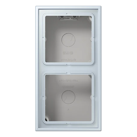 Surface cap 2-gang, outremer pâle (32023)