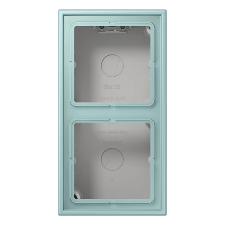 Surface cap 2-gang, céruléen clair (32033)