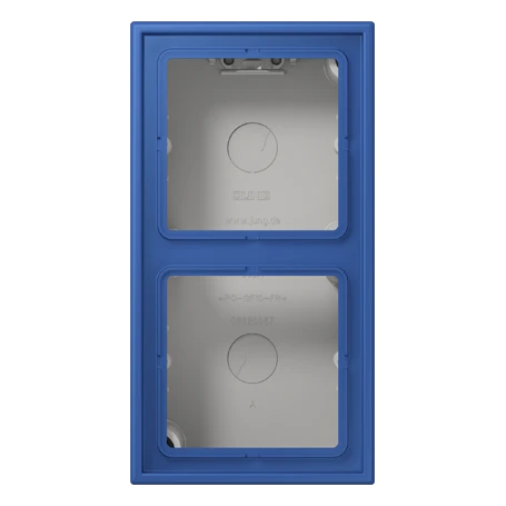 Surface cap 2-gang, bleu outremer 59 (4320K)