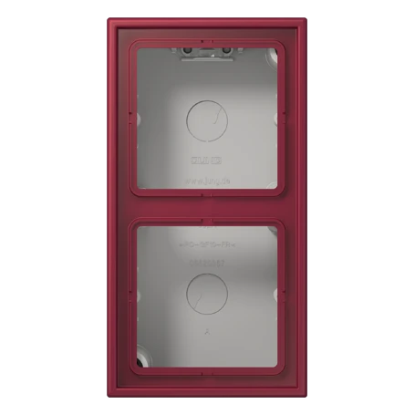 Surface cap 2-gang, le rubis (4320M)