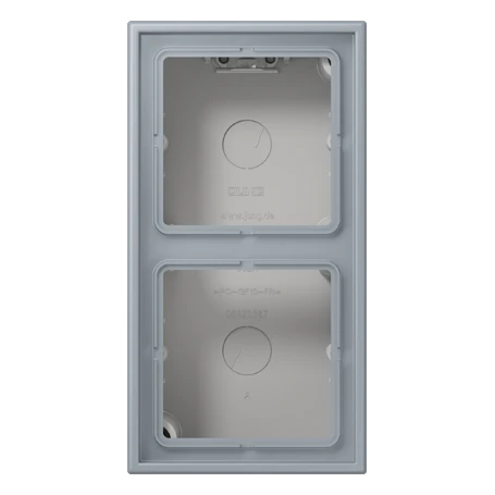 Surface cap 2-gang, gris clair 59 (4320O)