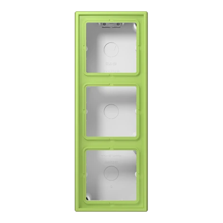 Surface cap 3-gang, vert clair (32052)