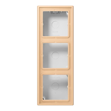 Surface cap 3-gang, terre sienne claire 31 (32122)