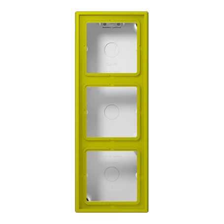 Surface cap 3-gang, vert olive vif (4320F)