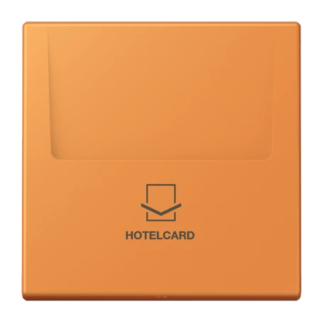 Key card holder, orange clair (32081)