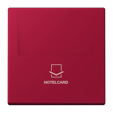 Key card holder, rouge carmin (32100)