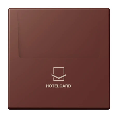 Key card holder, terre sienne brûlée 31 (32120)