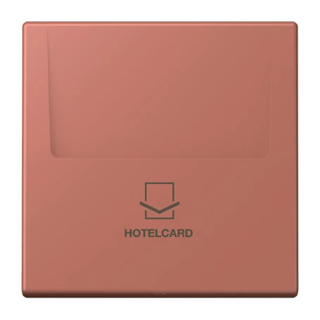 Key card holder, terre sienne brique (32121)