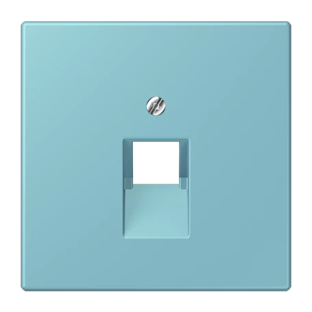 Abdeckung für IAE/UAE-Anschlussdosen, 1 x 8-polig, céruléen moyen (32032)