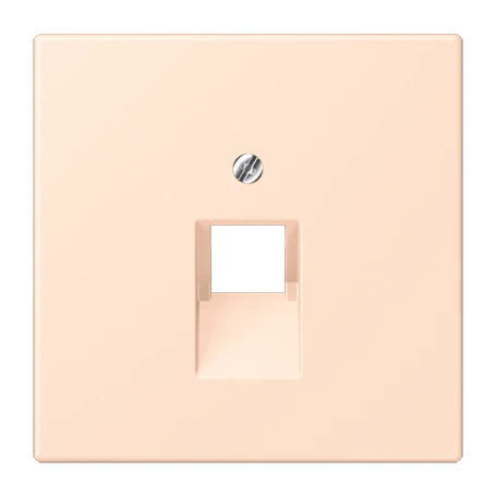 Abdeckung für IAE/UAE-Anschlussdosen, 1 x 8-polig, rose pâle (32091)