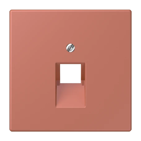 Abdeckung für IAE/UAE-Anschlussdosen, 1 x 8-polig, terre sienne brique (32121)