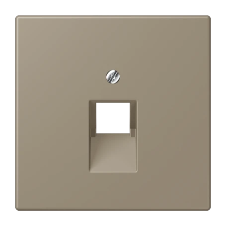 Abdeckung für IAE/UAE-Anschlussdosen, 1 x 8-polig, ombre naturelle moyenne (32141)