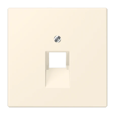 Abdeckung für IAE/UAE-Anschlussdosen, 1 x 8-polig, blanc ivoire (4320B)