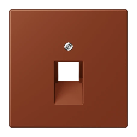 Abdeckung für IAE/UAE-Anschlussdosen, 1 x 8-polig, terre sienne brûlée 59 (4320D)
