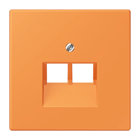 Afdekking voor IAE/UAE-aansluitdozen, 2 x 8-pole, orange clair (32081)
