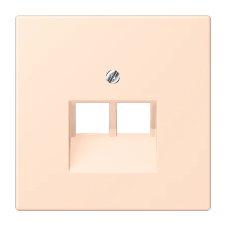 Afdekking voor IAE/UAE-aansluitdozen, 2 x 8-pole, rose pâle (32091)