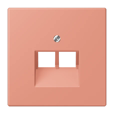 Afdekking voor IAE/UAE-aansluitdozen, 2 x 8-pole, l’ocre rouge moyen (32111)