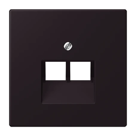 Afdekking voor IAE/UAE-aansluitdozen, 2 x 8-pole, noir d'ivoire (4320E)