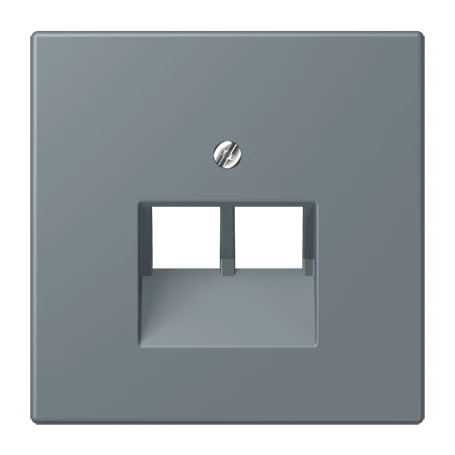 Afdekking voor IAE/UAE-aansluitdozen, 2 x 8-pole, gris 59 (4320H)
