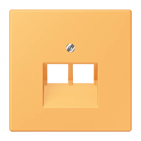 Afdekking voor IAE/UAE-aansluitdozen, 2 x 8-pole, ocre jaune clair (4320L)