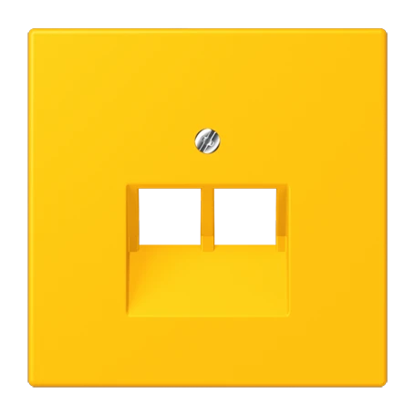Afdekking voor IAE/UAE-aansluitdozen, 2 x 8-pole, le jaune vif (4320W)