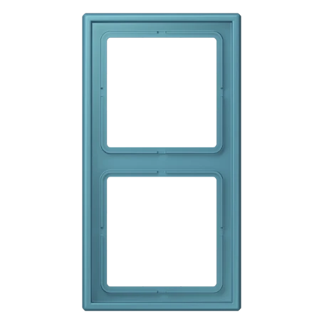 Frame 2-gang, céruléen vif (32031)
