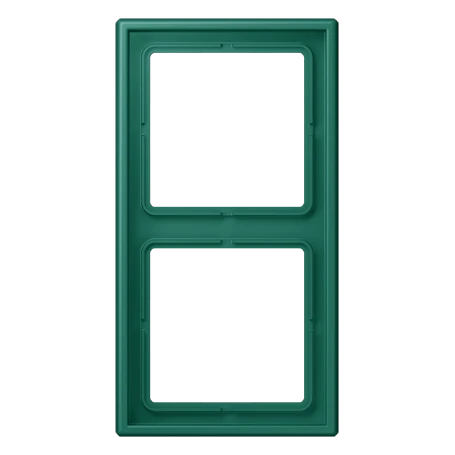 Frame 2-gang, vert anglais (32040)