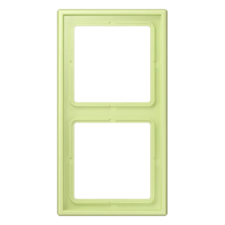 Frame 2-gang, vert jaune clair (32053)