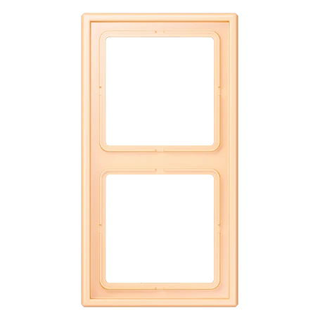 Frame 2-gang, ocre (32060)