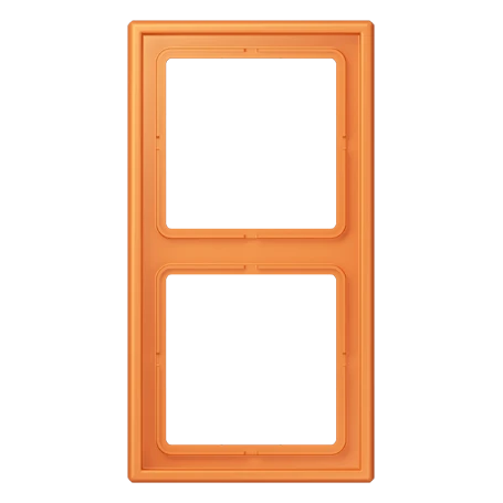 Frame 2-gang, orange clair (32081)