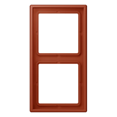 Frame 2-gang, l'ocre rouge (32110)