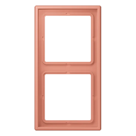 Frame 2-gang, l’ocre rouge moyen (32111)