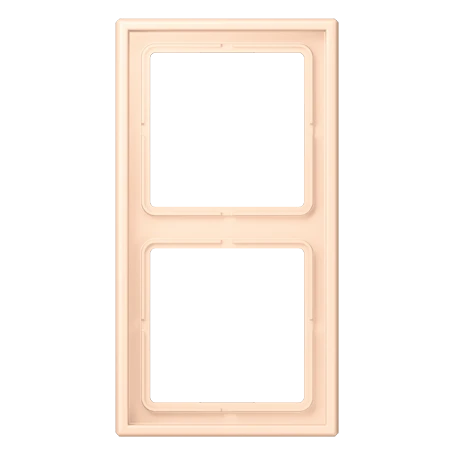 Frame 2-gang, terre sienne pâle (32123)