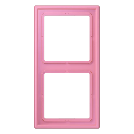 Frame 2-gang, rose vif (4320C)