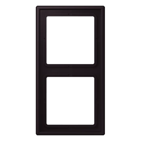 Frame 2-gang, noir d'ivoire (4320E)